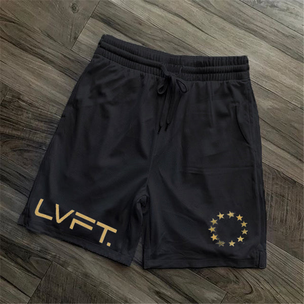 Shorts de Entrenamiento Deportivo Mesh Transpirable Secado Rápido para Hombre