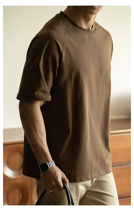 Camiseta Raglan Suelta con Protección Solar y Tecnología Antibacterial para Hombre - Image 20