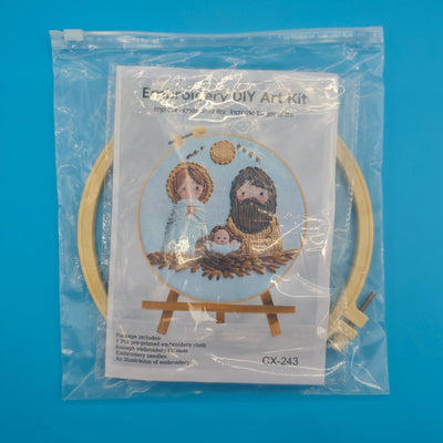 Kit de Bordado Vintage - Cruz Jesús Artesanal DIY - Image 6