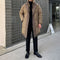 Chaqueta Acolchada Retro Estilo Dos Piezas para Hombre