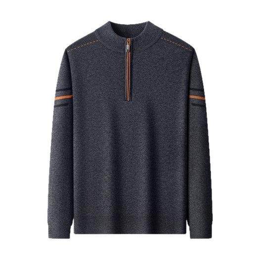Suéter de Cuello Alto Grueso para Hombre - Lana Cálida Invierno Casual - Image 5