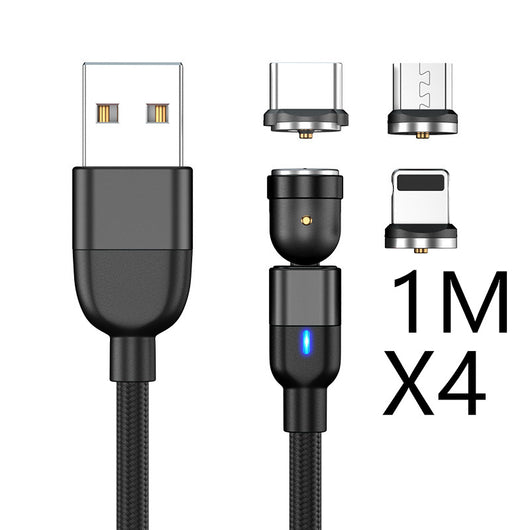 Cable de Carga Magnético 3 en 1 con Rotación 540° - Image 22