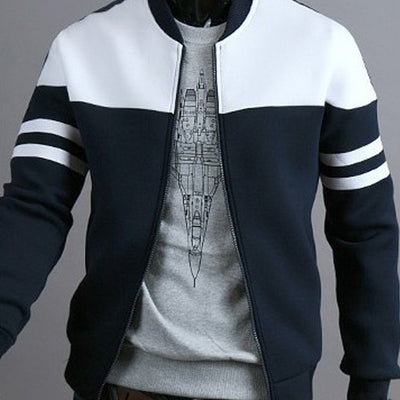 Chaqueta para Hombre con Diseño de Costuras Decorativas en Cinta - Image 17