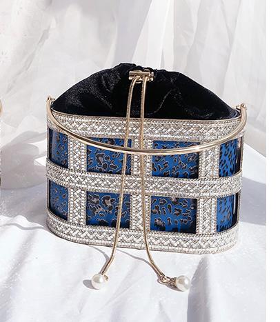 Bolsa de Mano Metálica Jaula - Diseño Verano Fashion