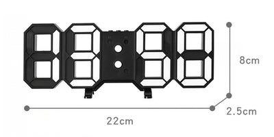 Reloj de Pared LED 3D con Control Remoto - Diseño Moderno Colgante y de Pie - Image 8