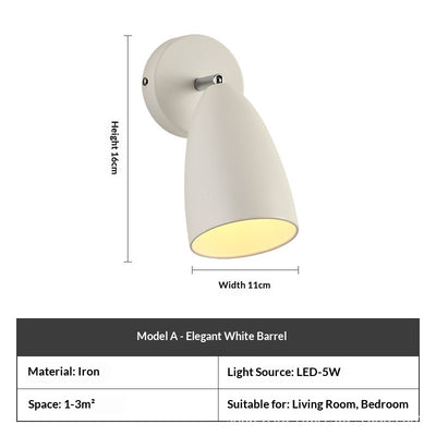 Lámpara LED de Lectura para Mesita de Noche con Brazo Articulado - Image 12