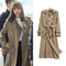 Gabardina de Largo Medio para Mujer Pequeña - Estilo Otoño