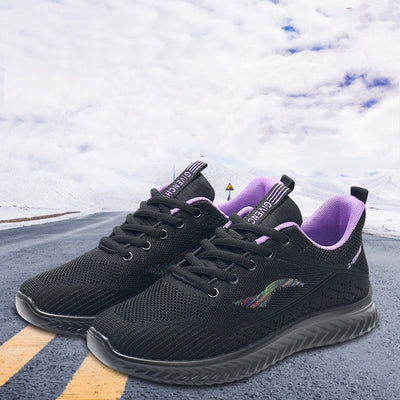 Zapatillas Running Tejidas Mujer con Suela Flexible y Amortiguación Suave - Image 11