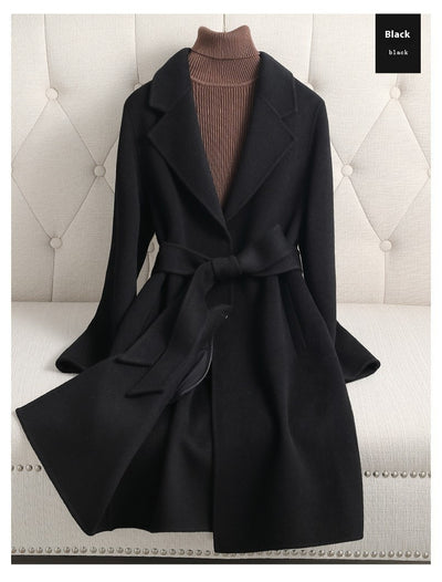 Abrigo de Cachemira Reversible para Otoño e Invierno - Image 14