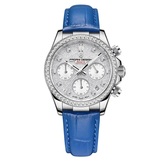 Reloj de Acero Inoxidable para Mujer con Diamantes y Calendario Luminoso - Image 11