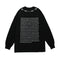 Sudadera Estampada Suelta para Hombre - Manga Larga Cuello Redondo