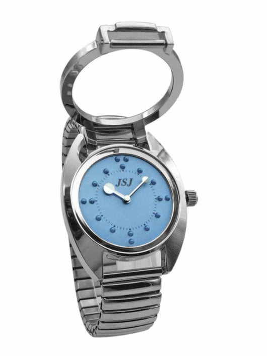 Reloj Redondo Táctil con Flip - Lectura al Tacto - Image 3