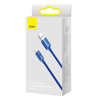 Cable USB-C de Carga Rápida 100W Crystal Shine - Transferencia de Datos - Image 16