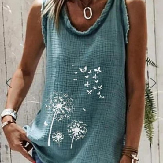 Blusa Versátil sin Mangas con Opción de Manga Corta