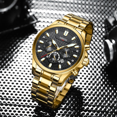 Reloj de Cuarzo Multifuncional Impermeable para Hombre con Tres Ojos - Image 15