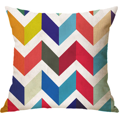 Funda de Almohada con Letras Geométricas Clásicas - Image 7