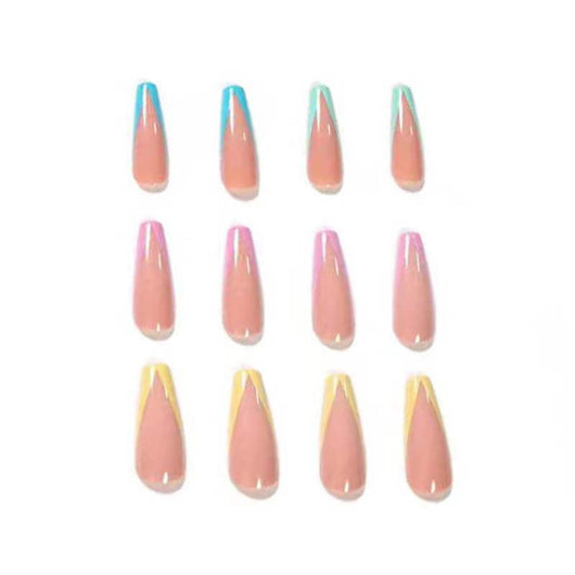 Uñas Postizas Largas de Ballet con Parches Intercambiables - Image 6