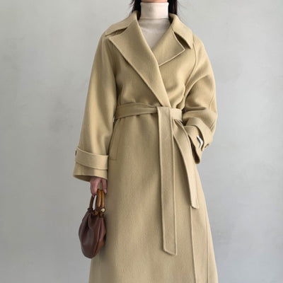 Abrigo de Lana con Solapa Elegante y Minimalista - Image 5
