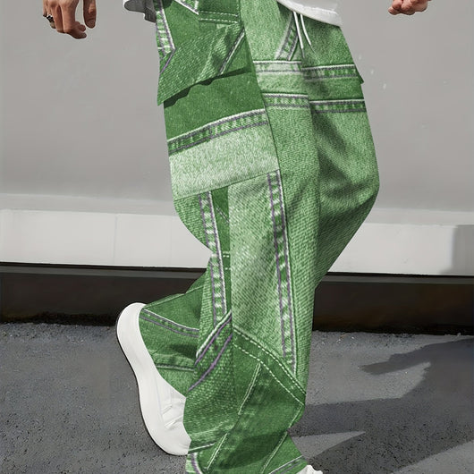 Pantalones de Trabajo Holgados con Cordón Ajustable para Hombre - Image 7
