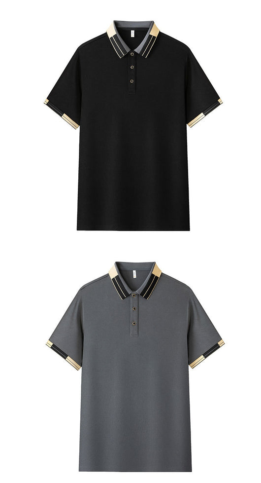 Camisa Casual de Manga Corta con Cuello Solapa para Hombre Adulto - Image 12