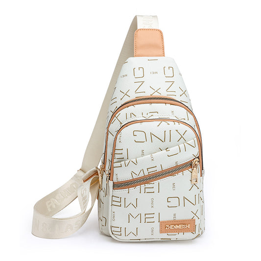 Bolsa Crossbody Mujer con Estampado de Letras - Diseño Moderno y Funcional - Image 2