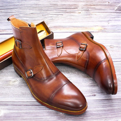 Botas Altas de Cuero para Hombre con Suela Articulada - Image 2