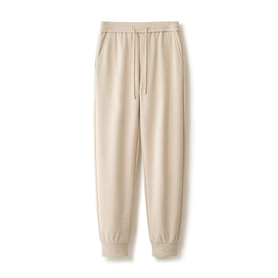 Pantalones de Buzo en Lana con Cintura Elástica y Cordón - Image 3