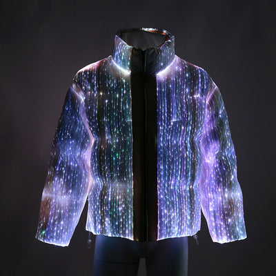 Abrigo Térmico Luminoso con Plumón - Chaqueta de Abrigo Elegante - Image 3