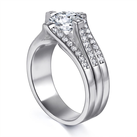 Anillo de Plata Esterlina con Cuatro Puntas - Image 2