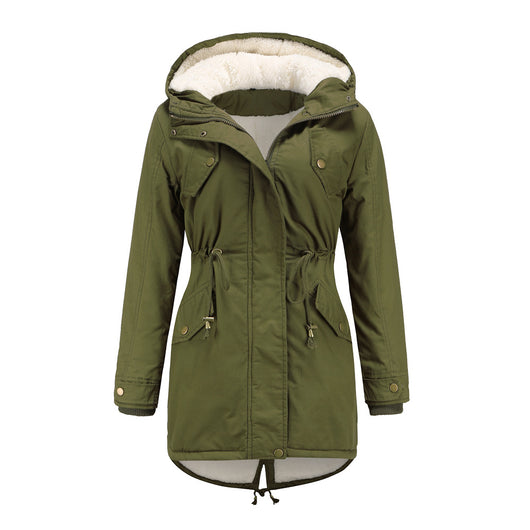 Abrigo Parka Grueso para Mujer con Capucha y Forro Polar - Image 3