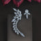 Aretes Alas de Circón Negro - Colección Black Series