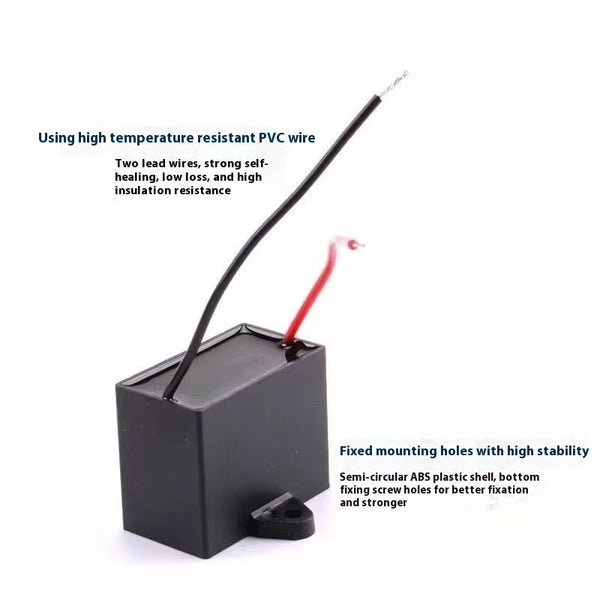 Capacitor Elétrico Universal para Ventiladores