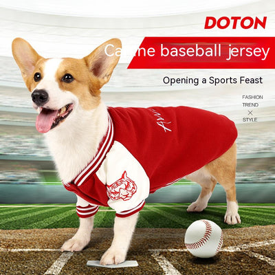 Suéter Béisbol para Perros Medianos