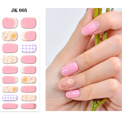 Pegatinas de Uñas UV Gel Semi-curadas Impermeables - Pure Desire Wind Wear - Image 9