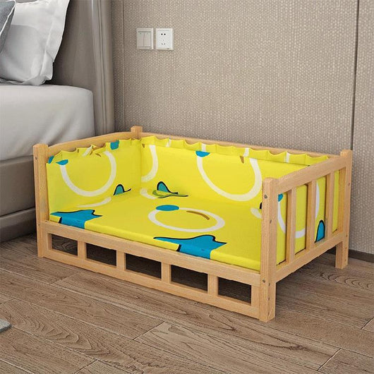 Cama de Madera para Perros - Diseño Veraniego Elevado - Image 12