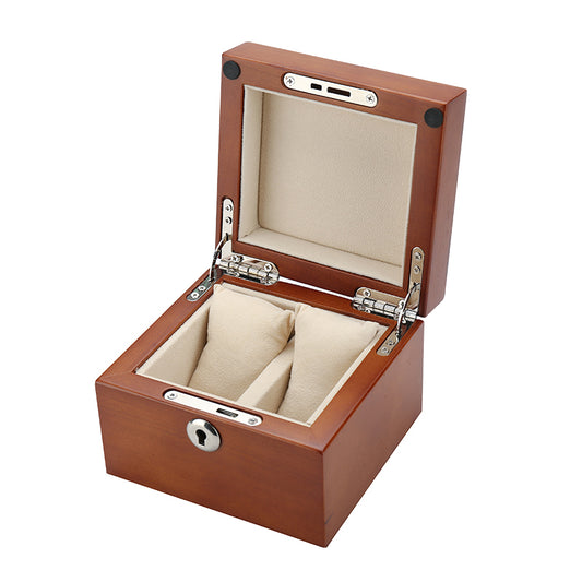 Estuche de Madera Maciza para Relojes - Pack Doble Organizador de Lujo - Image 2