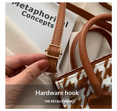 Bolso de Cuadros para Mujer - Bandolera Casual Crossbody - Image 35