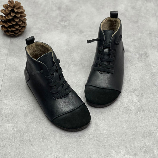Botas Martin de Cuero Vintage con Forro Cálido y Suela Suave - Image 19