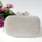 Cartera de Noche Elegante con Cadena de Diamantes y Cristales