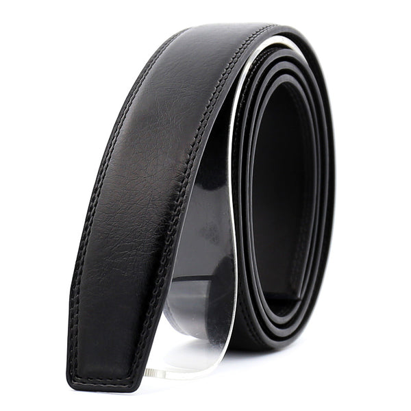 Cinturón de Cuero Genuino con Hebilla Automática Ajustable