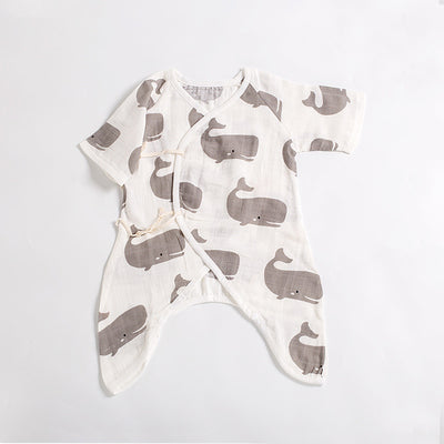 Pijama Enterizo de Algodón para Bebé con Diseño Animado