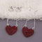 Aretes de Clip en Forma de Corazón - Diseño Creativo y Versátil