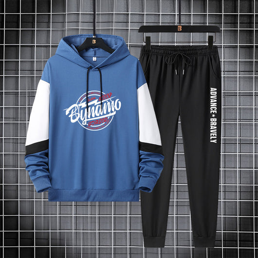 Conjunto Sudadera con Capucha de Algodón con Paneles - Image 9