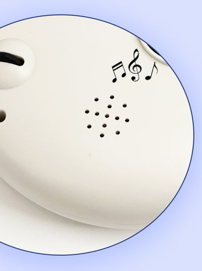 Light gray electric robot cat toy with two spring antennae, circular details, and a red indicator light. - Image 19