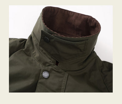 Chaqueta de Pana Safari Vintage con Cuello Clásico - Image 11