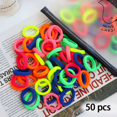 Set de 50 Bandas Elásticas Coloridas para el Cabello - Accesorios Infantiles - Image 19