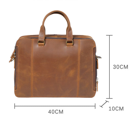 Maletín de Cuero Genuino para Hombre - Estilo Ejecutivo Profesional - Image 2