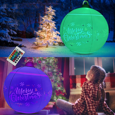 Bola Navideña Inflable LED para Exterior - Image 3