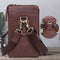 Bolsa Vintage para Celular en Cuero Crazy Horse - Estilo Retro para Hombre