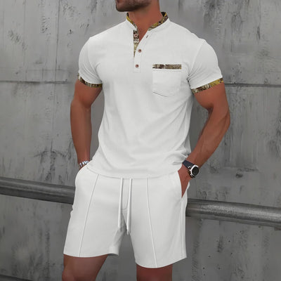 Polo Ejecutivo Textura Waffle con Cierre y Cuello Clásico - Image 3